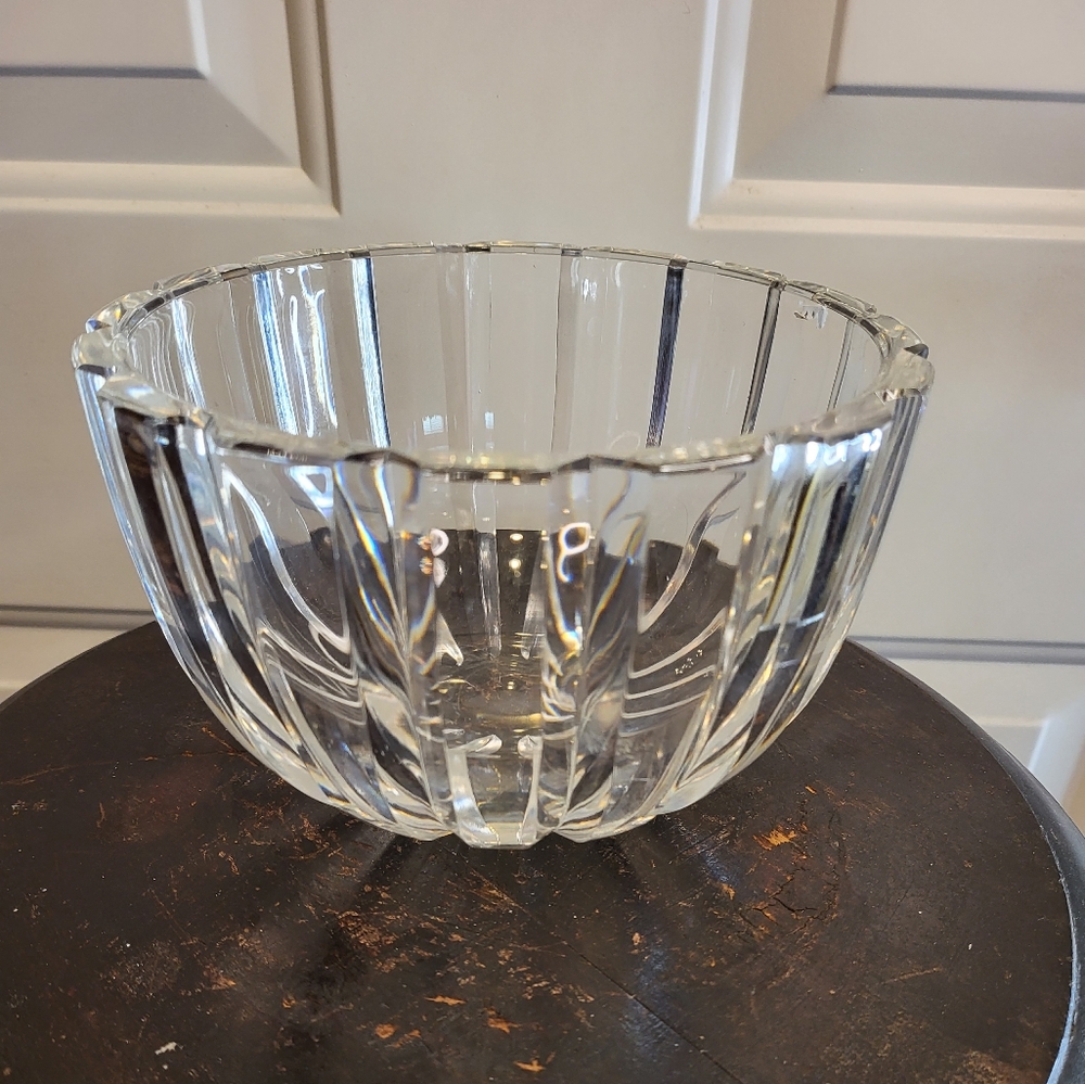 Beautiful Kosta Boda Bengt Edenfalk Universe 1986 Crystal Bowl Rare